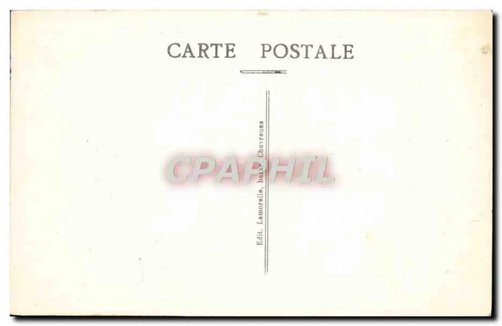 Vale de Chevreuse — A Igreja e a Madeleine — Editor Lamorelle, Chevreuse - Verso