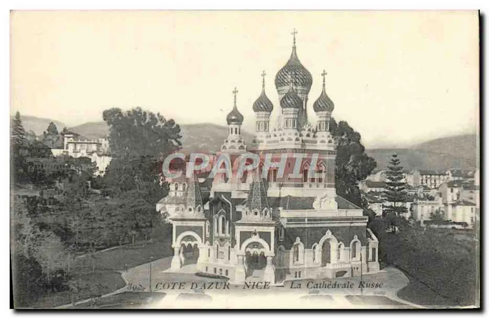 Côte d'Azur - Nice - Die Russische Kathedrale — Verlag La Balezy, Paris - Vorderseite