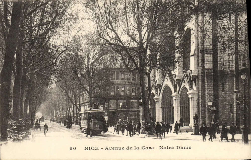 Nice - Avenida da Gare - Nossa Senhora — editor 'NICE' n°50 - Frente