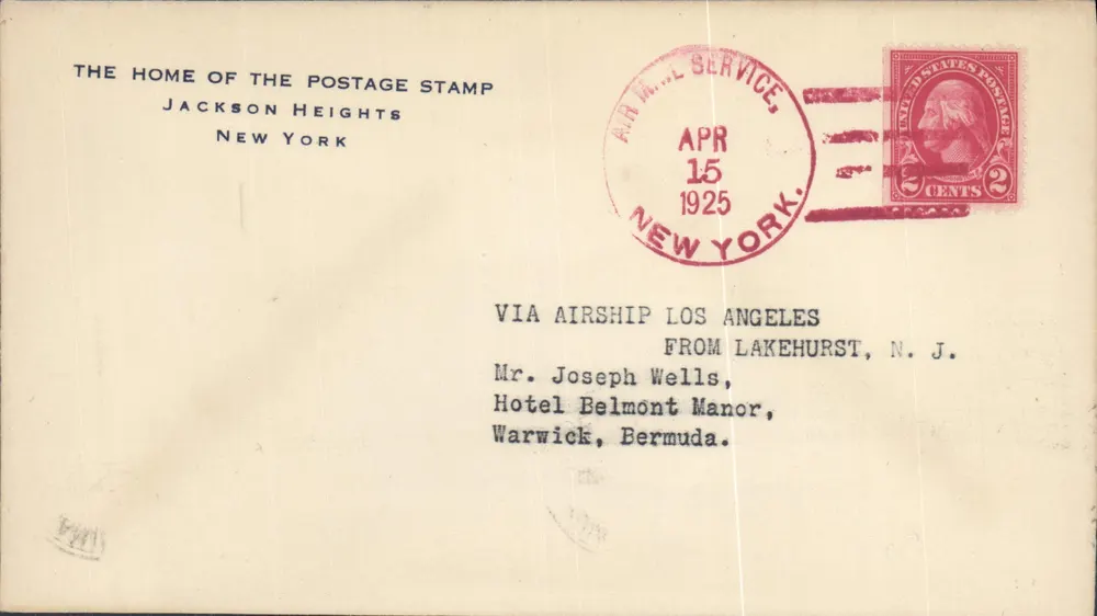 Das Zuhause der Briefmarke — Jackson Heights, New York — Verlag nicht sichtbar - Vorderseite