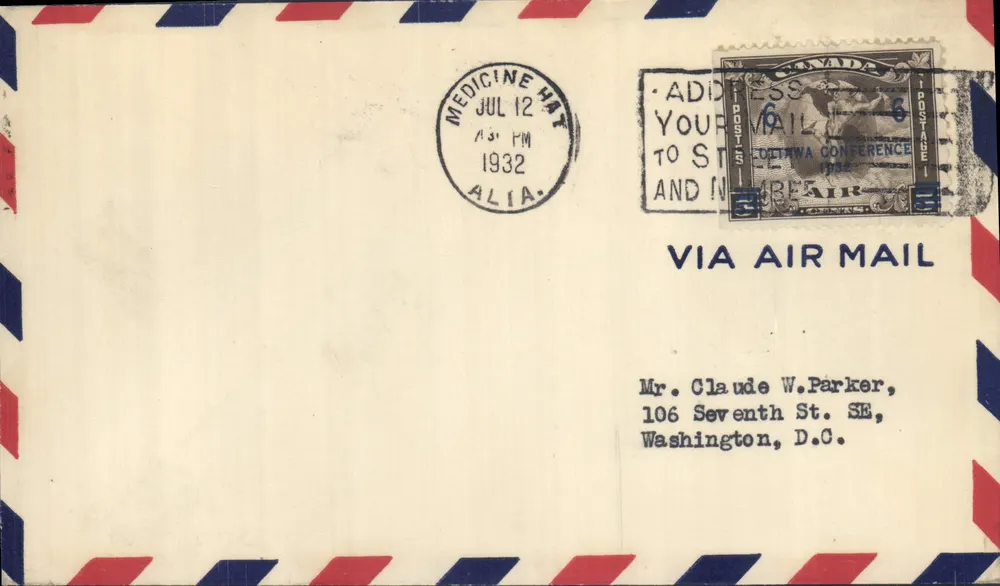 Medicine Hat — Konferenz von Ottawa 1932 — Canada Post - Vorderseite
