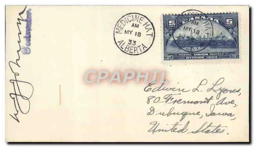 Medicine Hat — Alberta — Canada — 5 cents — 1933 - Vorderseite