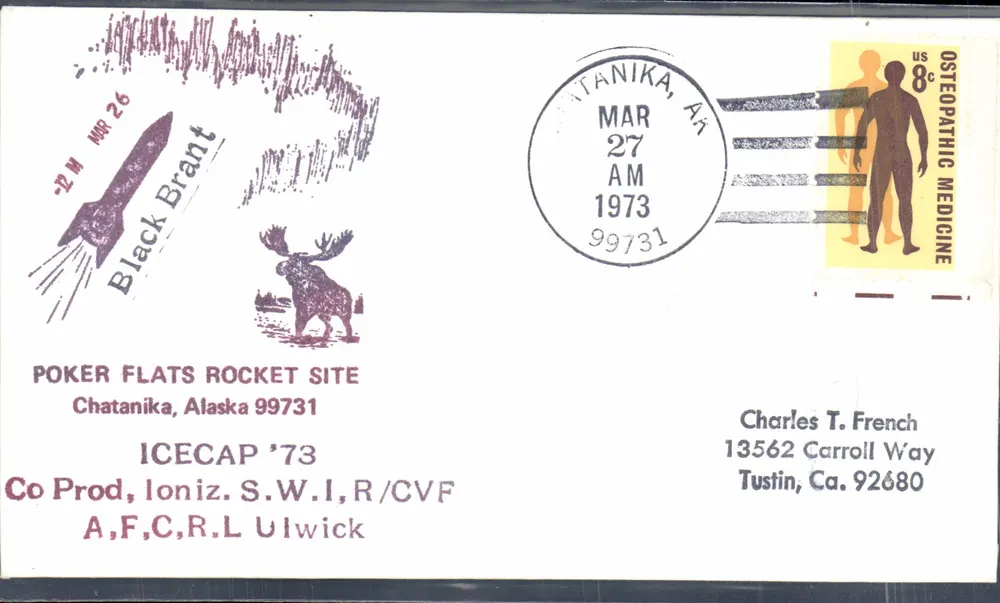 Poker Flats Rocket Site — ICECAP '73 — Verlag nicht sichtbar - Vorderseite