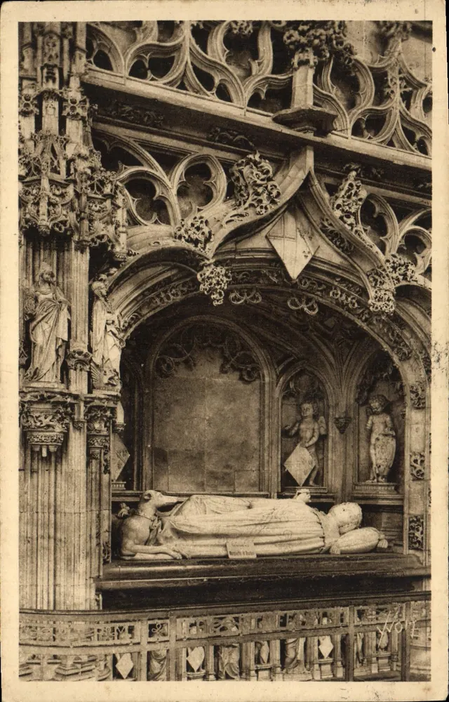Mausoleum von Marguerite de Bourbon — Kirche von Brou — Kunstausgaben TVO, Nr. 1 - Vorderseite