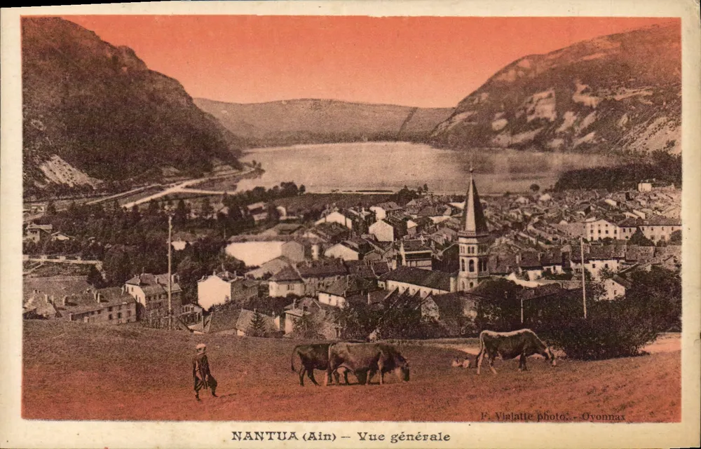NANTUA (Ain) — Vista geral — F. Vialatte foto. — Oyonnax - Frente