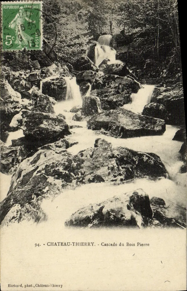 Château-Thierry — Cachoeira do Bois Pierre — Ehrhard, fot. Château-Thierry - Frente