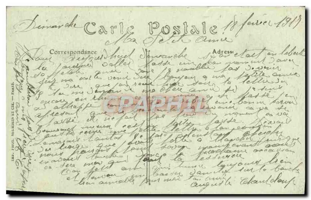 Soissons (Aisne) — Wielka placówka — G. Lefebvre, wyd., Soissons - Rewers