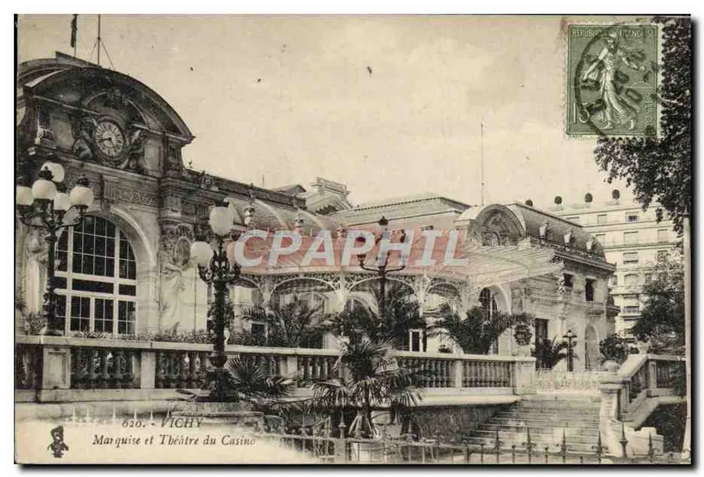 Vichy — Marquise und Casino-Theater — 620 - Vorderseite