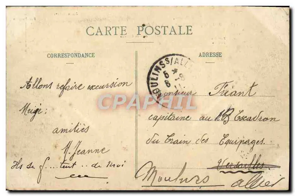 BRIANÇON (1321m) — Vue générale — J. Fournier, édit. Gap - Verso