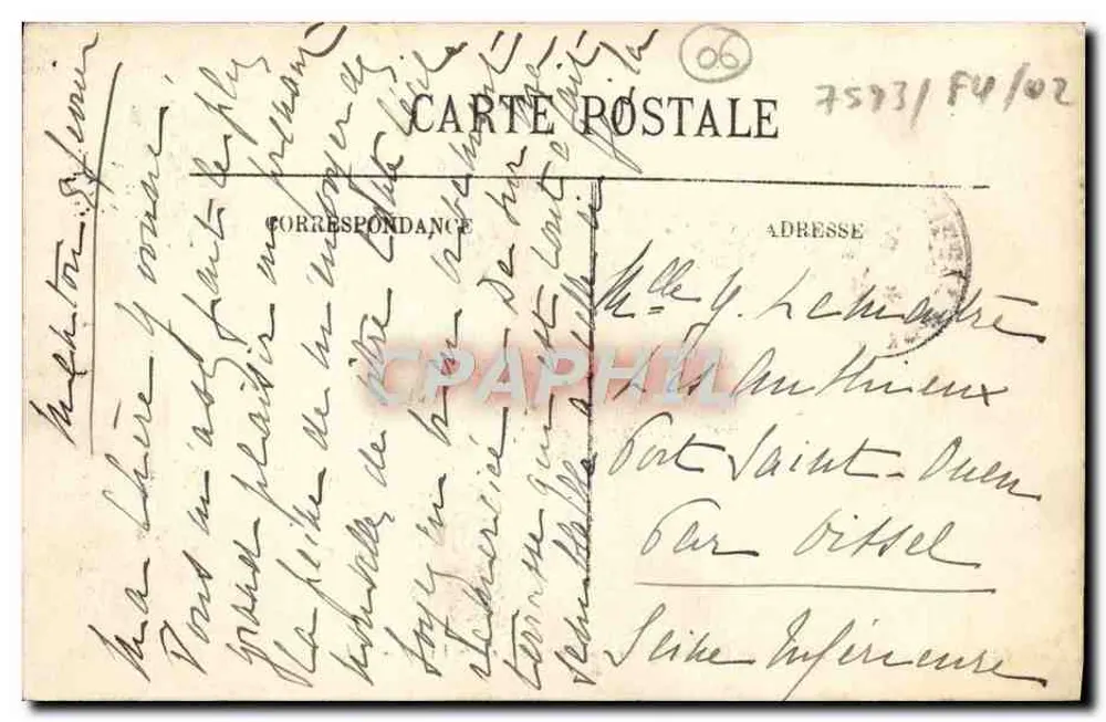 Menton — Die Bucht von Garavan von den Terrassen der Villa aus — LL. - Rückseite