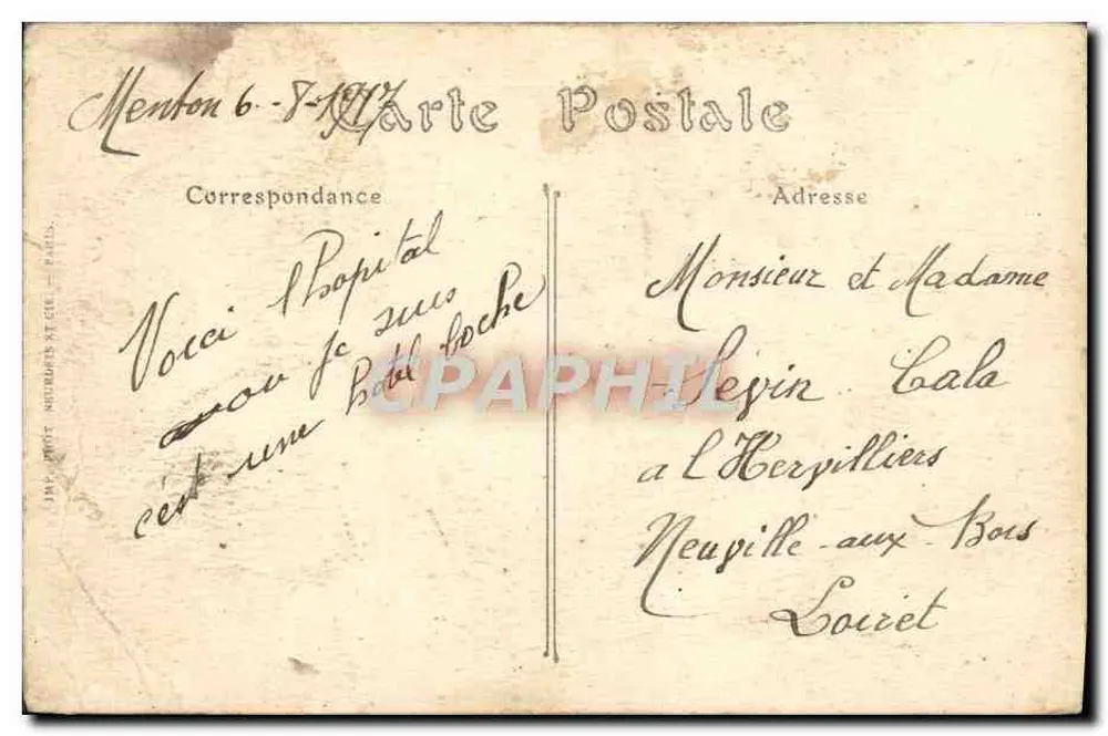 Menton (Alpes-Maritimes) — L'Hôtel Impérial — ND. Ph. — n° 972 - Rewers