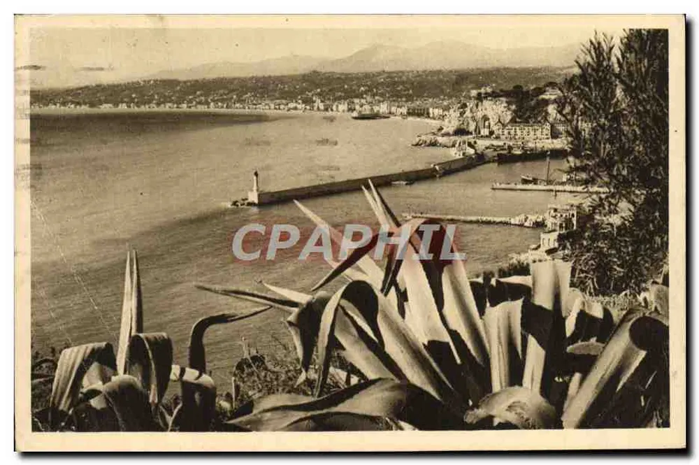 Vue générale de Nice — Côte d'Azur — éditeur Les éditions Fraule, 2 Avenue Aubert - Frente