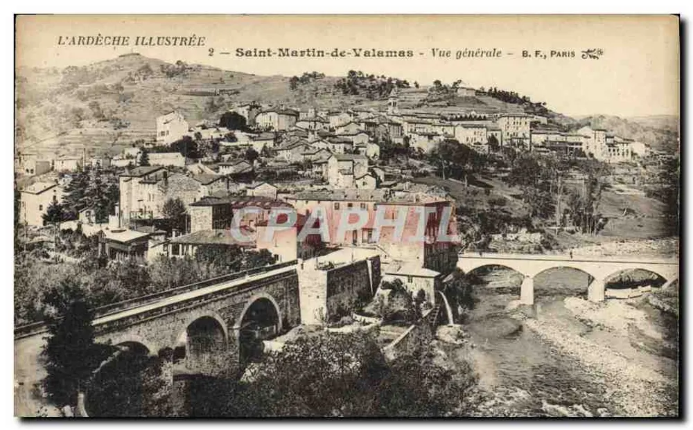 Saint-Martin-de-Valamas — Allgemeiner Blick — B. F., Paris - Vorderseite