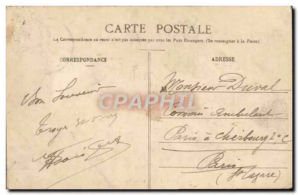 Troyes - A Valle Suíça — Coleção T. G. — n° 67 - Verso