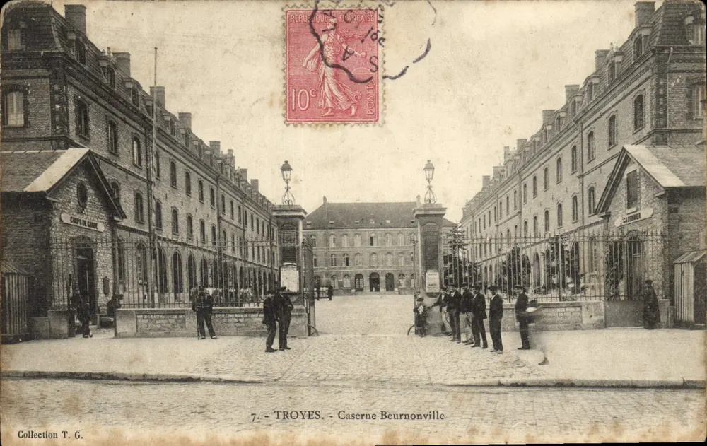 Troyes - Kasernen Beurnonville — Sammlung T. G. - Vorderseite