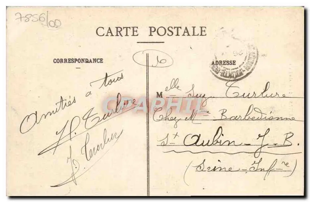 Troyes - A Catedral — n°61 — editor não visível - Verso