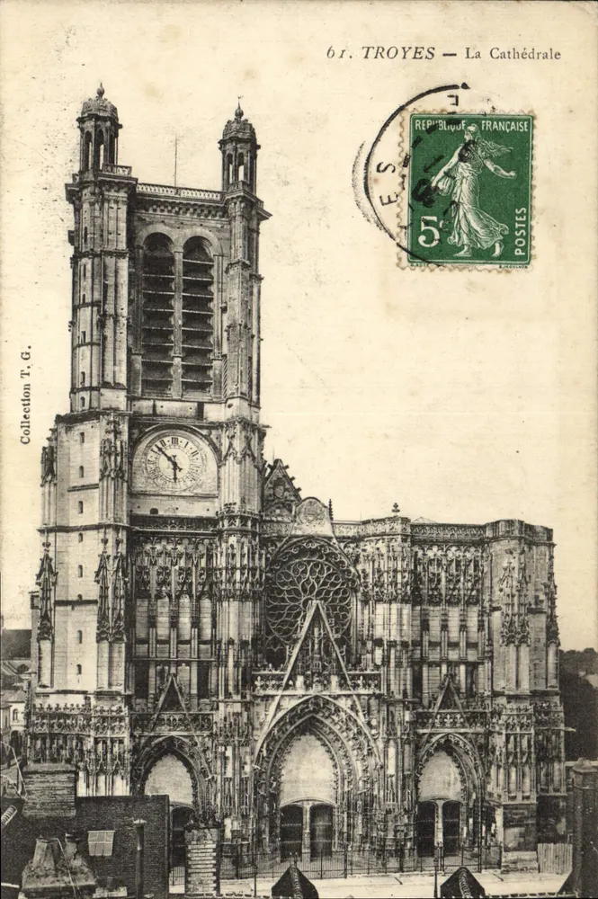 Troyes — A Catedral — Coleção T. G. - Frente