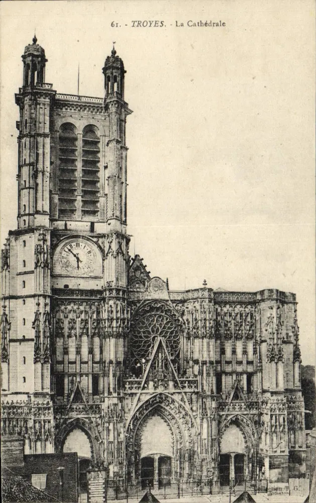 Troyes - Katedra — wydawca T. G. (nr 61) - Awers