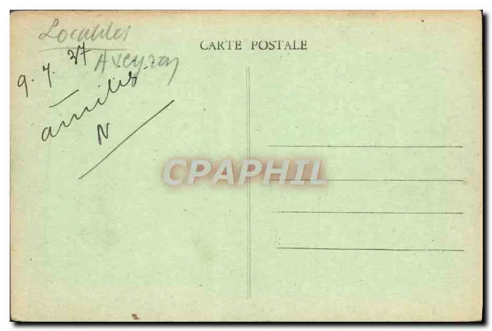 Catedral de RODEZ (Aveyron) — Lado Sul — Impressora P. Carrère, Rodez, n°55 - Verso