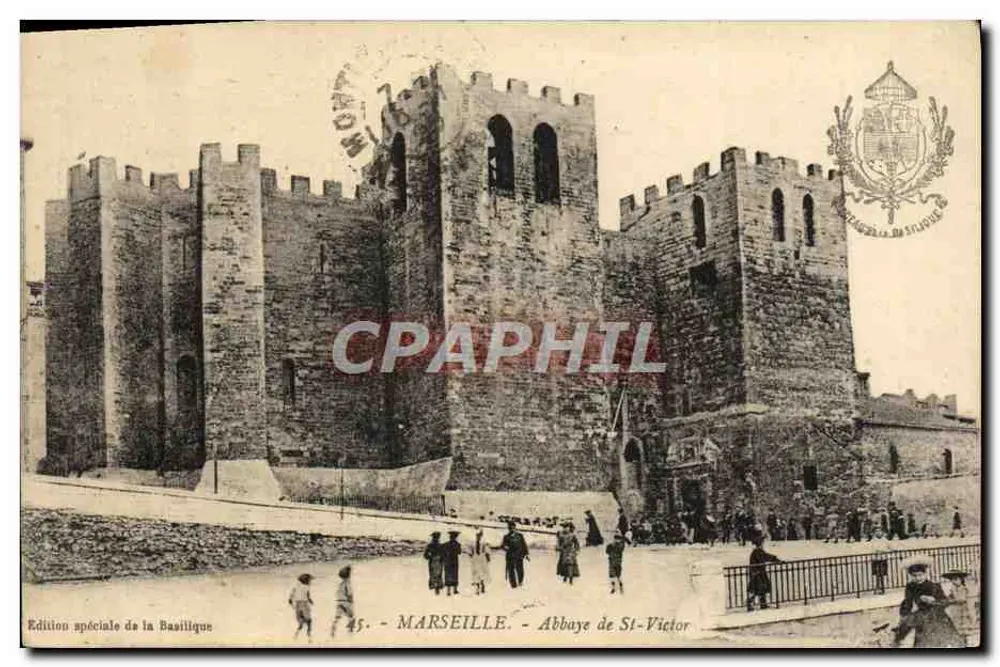 Marseille - Abbaye de St-Victor — Édition spéciale de la Basilique, n°45 - Frente