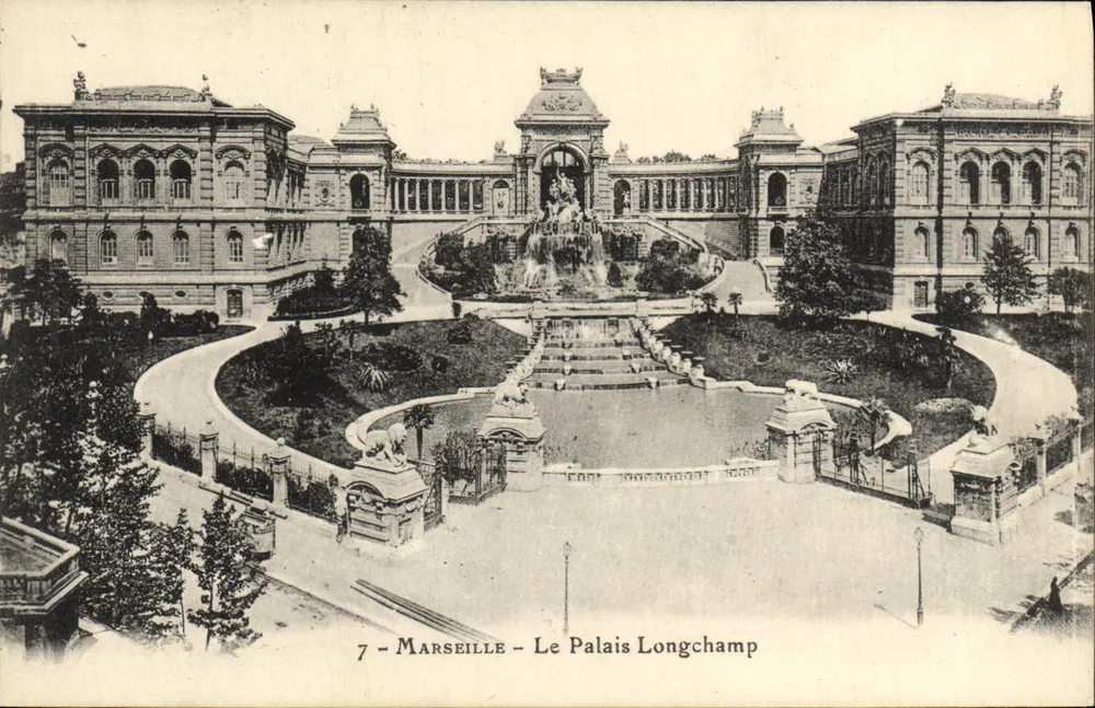 Marselha — O Palácio Longchamp — n°7 - Frente