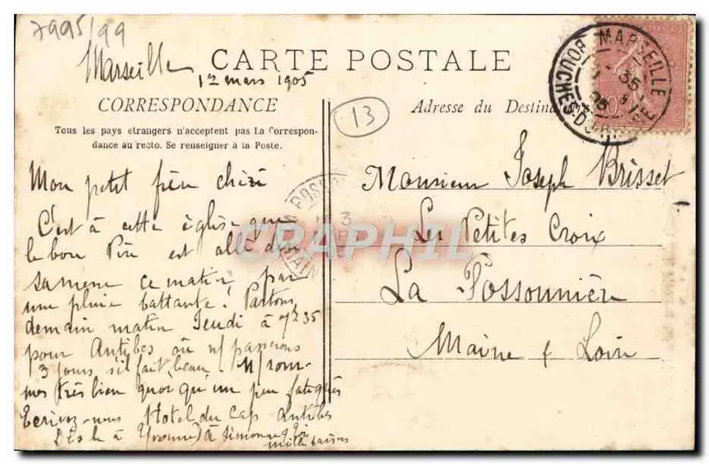 Marseille - Die Reformierten & das Denkmal der Mobiles - Rückseite