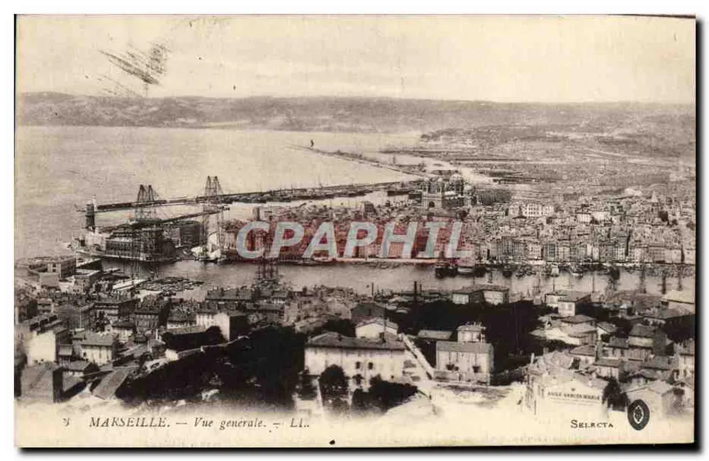 Marseille — Vista geral — Li. — Editor: Sélècta - Frente