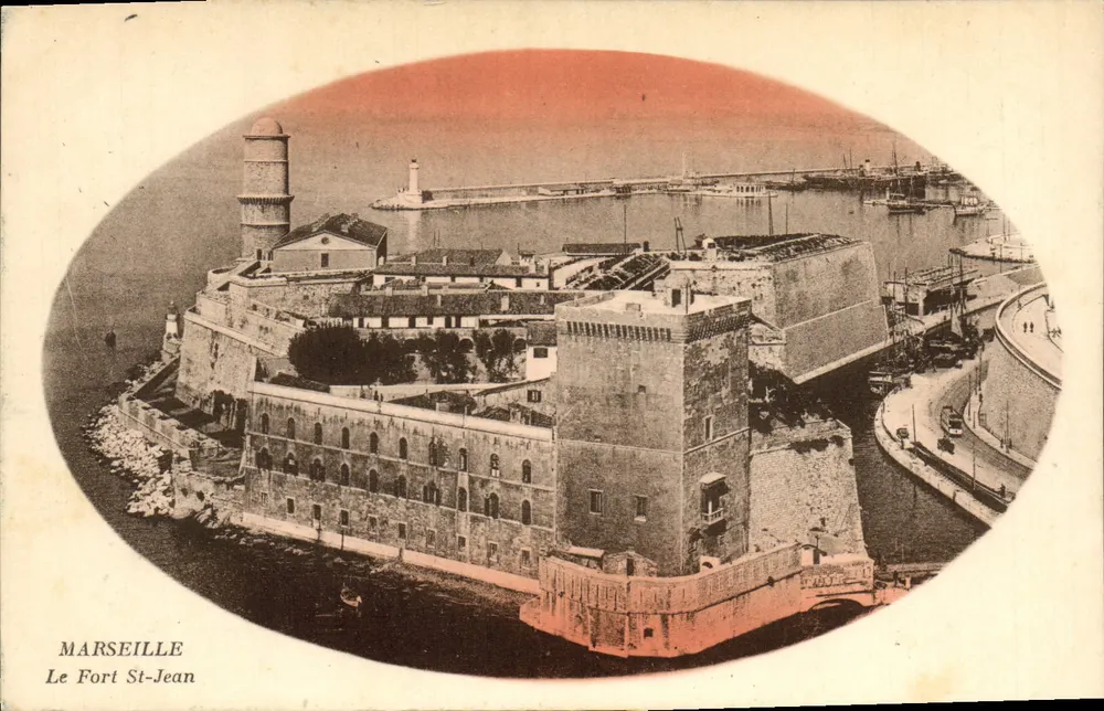Marseille — O Forte Saint-Jean — editor não identificado, número de série não visível - Frente