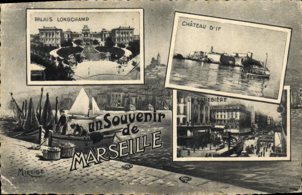 Marseille — Erinnerung an Marseille — Verlag Mireille - Vorderseite