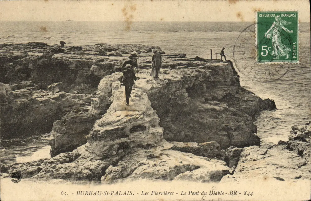 Bureau-Saint-Palais - Les Pierrières - Le Pont du Diable - BR-844 - Vorderseite
