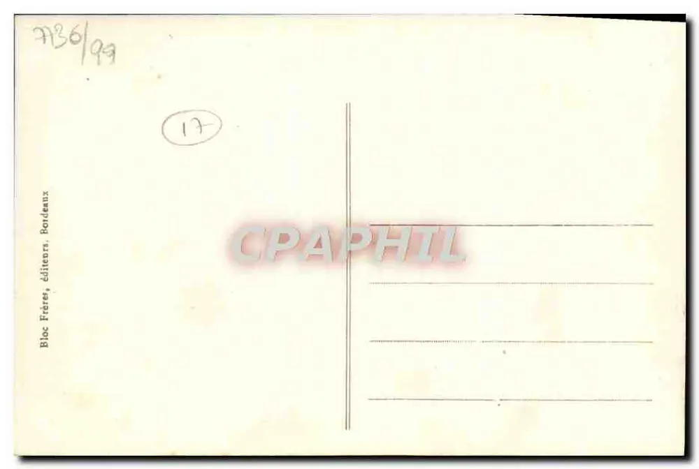 Royan (Côte d'Argent) — Das Municipale Casino — Bloc Frères, Verlag, Bordeaux, n°42 - Rückseite