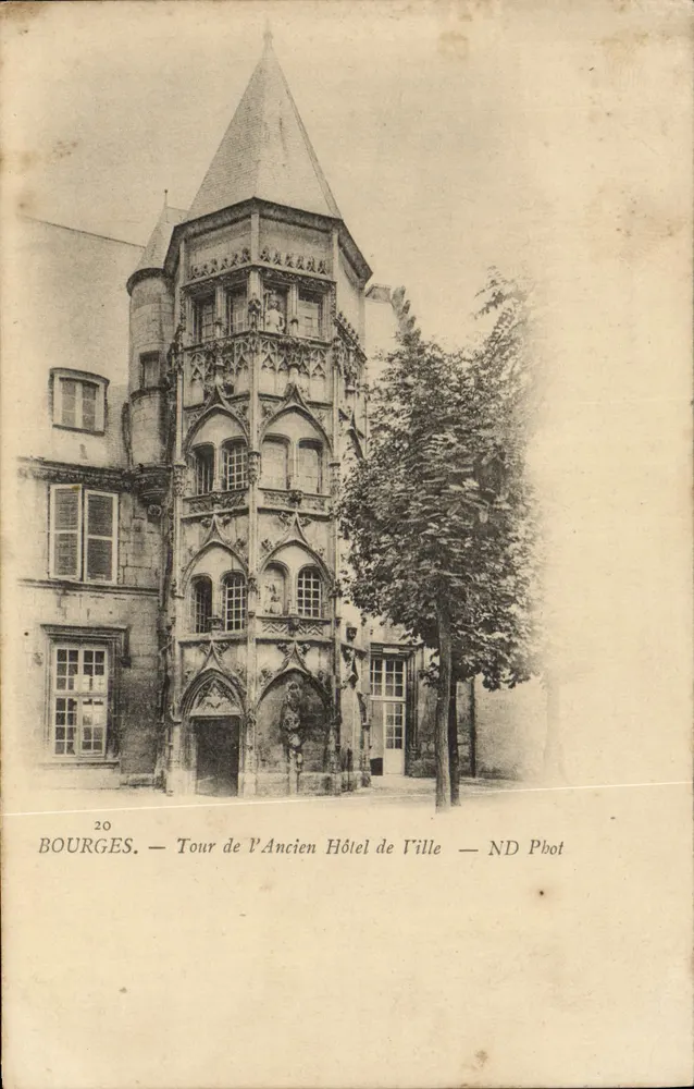 Bourges — Turm des Alten Rathauses — ND Pbot - Vorderseite