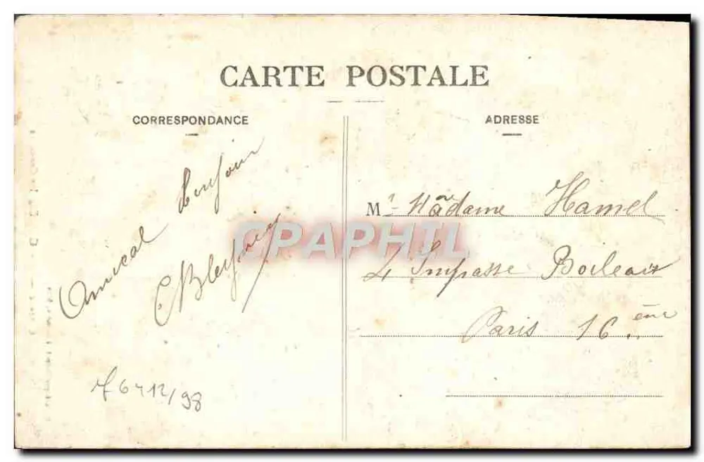 Gimel, as Cataratas — Corrèze — Fototipia Besnot e Guionie, n°9 - Verso