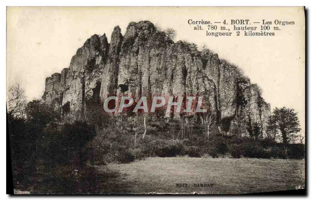 As Orgues — Bort — Corrèze — Editor Bârbeat, n°4 - Frente