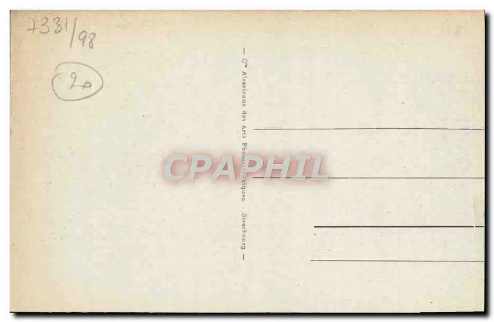 Corte - Tal der Tavignano — Ansicht des Brückens und Dorfes — Serie 16, Verlag Corte - Rückseite