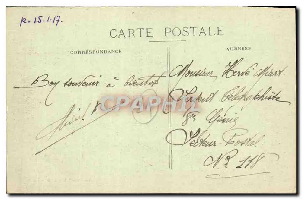 Dijon — Caixa de Economia — Ed. Caloin Lindesoeur, Dijon - Verso