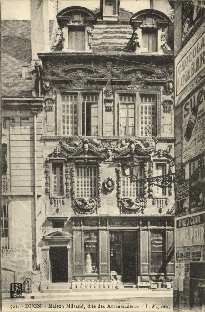 Dijon - Casa Milsand, chamada das Embaixadas — L. V., edição n° 521 - Frente
