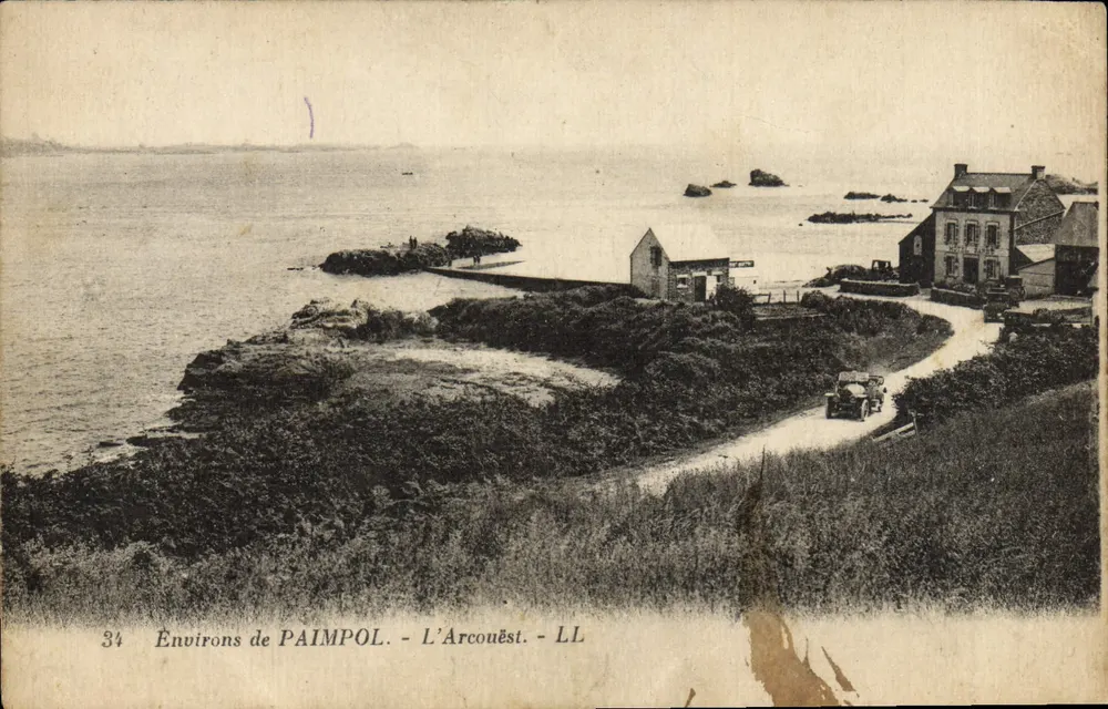 Environs de PAIMPOL - L'Arcouëst - LL - Frente