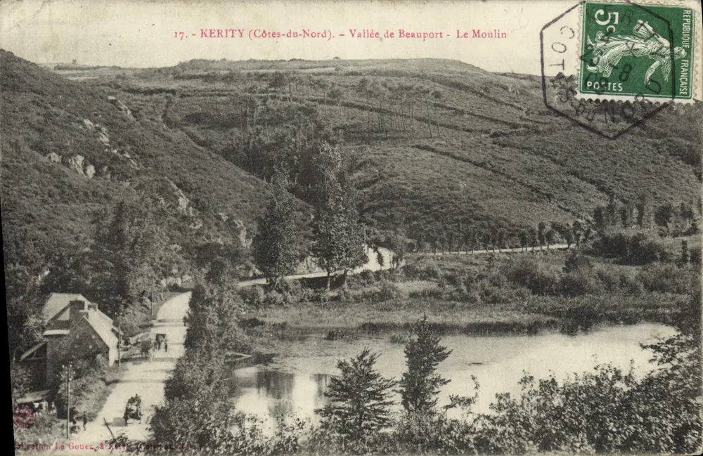 Kerity (Côtes-du-Nord) — Valeira de Beauport — A Moinha — editor Le Gouez, n°17 - Frente
