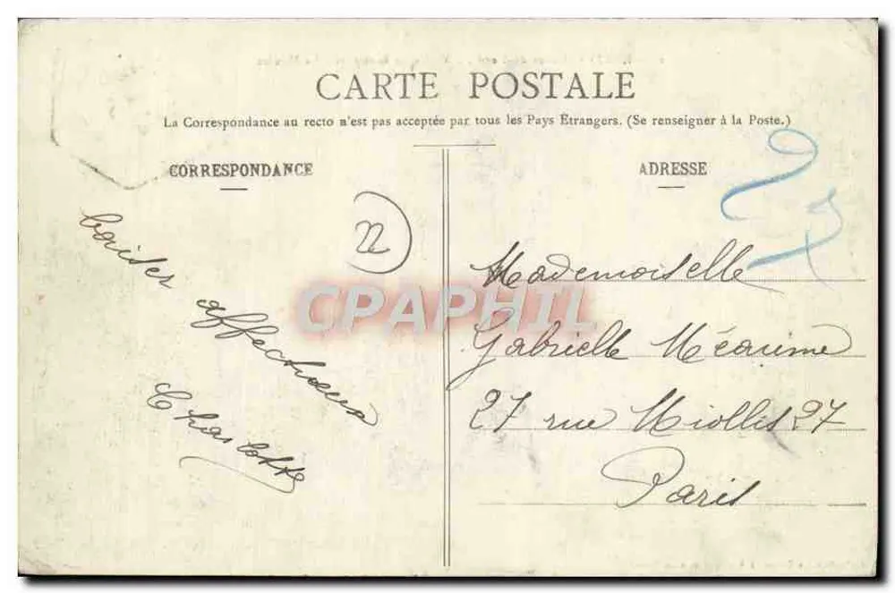 Kerity (Côtes-du-Nord) — Valeira de Beauport — A Moinha — editor Le Gouez, n°17 - Verso