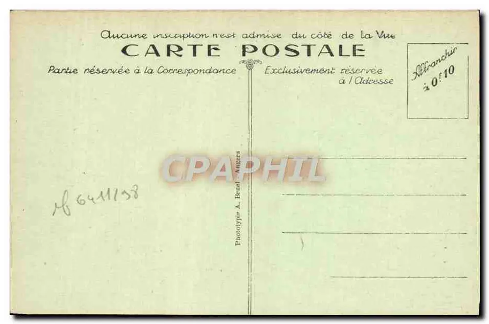Paimpol — Beauport, See, Abtei und Bucht — A. B. - Rückseite