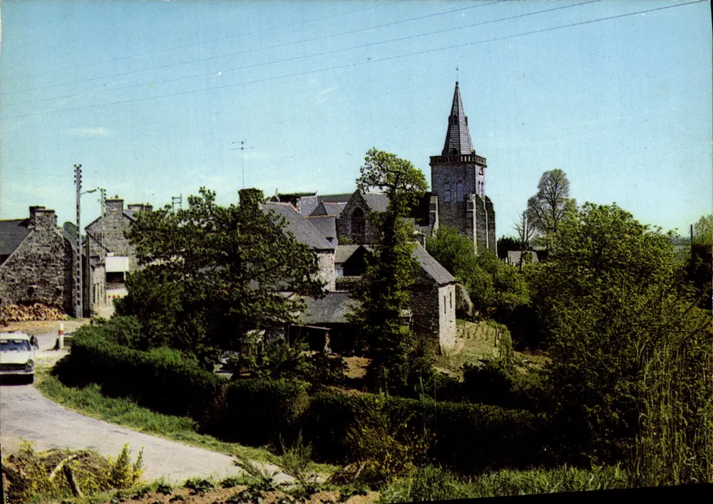Canihuel — Igreja e vista geral — Edições Vacances - Paris 9e - Frente