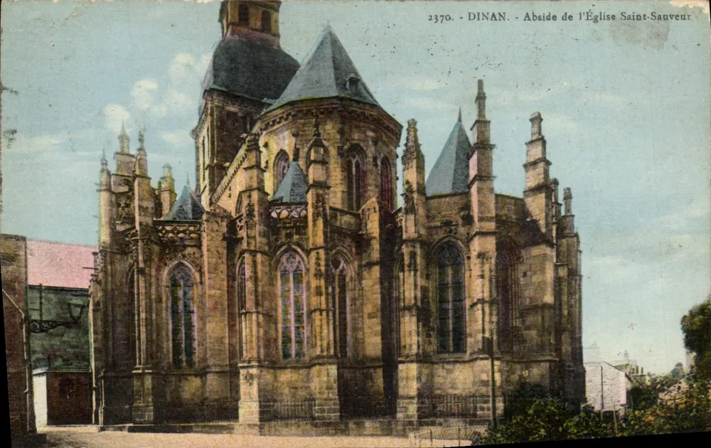 Dinan - Abside da Igreja de São Salvador — Carta postal n°2370 - Frente