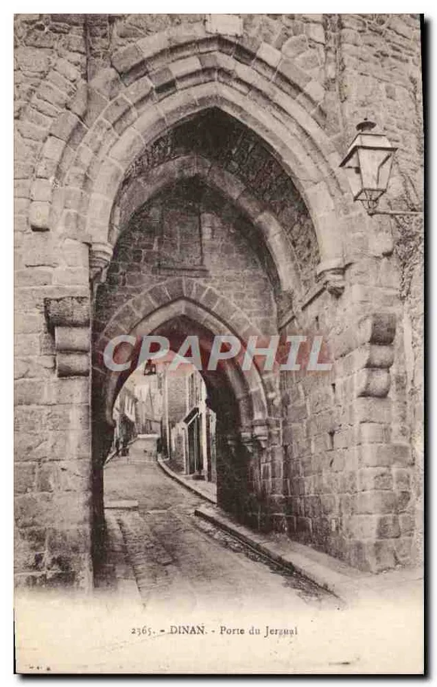 Dinan - Porta do Jerguail — editor Laurent-Nel Rennes, n° 2365 - Frente