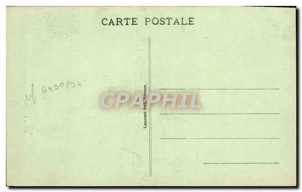 Dinan - Porta do Jerguail — editor Laurent-Nel Rennes, n° 2365 - Verso
