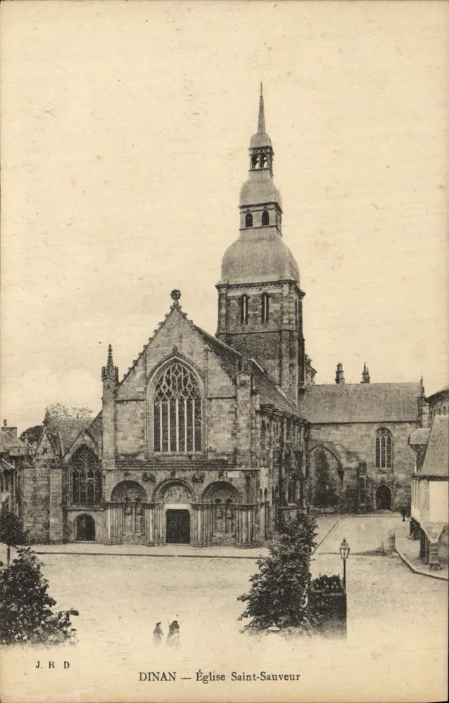 Dinan — Igreja de São Salvador — J.R.D. - Frente