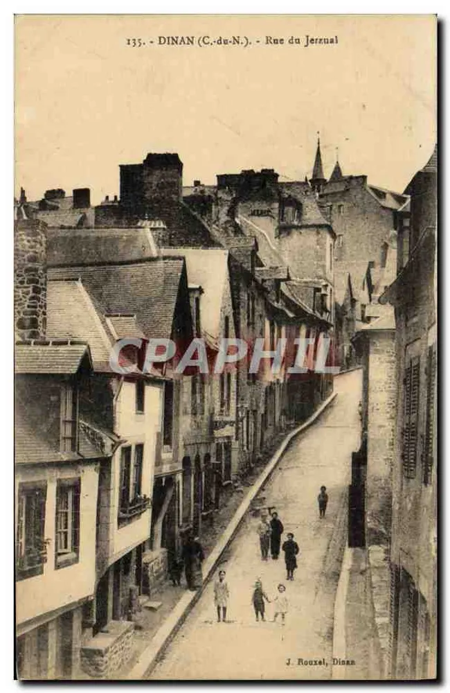 Dinan (C.-du-N.) - Rue du Jerzinal — J. Rouxel, Dinan - Frente