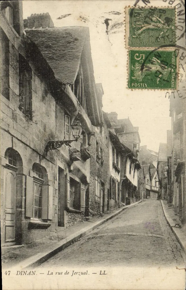 Dinan — A rua de Jerzual — LL - Frente