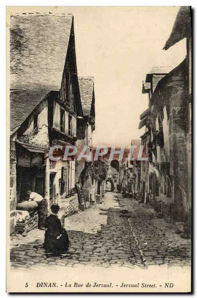 Dinan - A Rue de Jerzual — n°5 - Frente