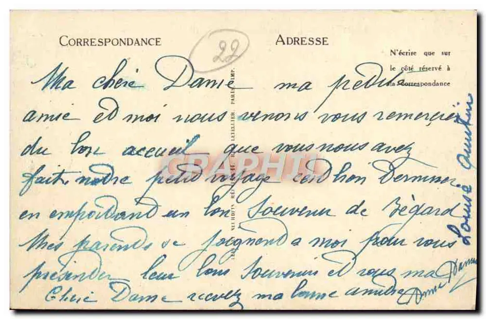 Lamballe — A Igreja Nossa Senhora — LL - Verso